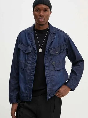 G-Star Raw kurtka jeansowa męska kolor niebieski przejściowa D25178-4639