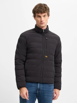 G-Star RAW Męska kurtka pikowana - Foundation Liner Mężczyźni czarny jednolity,