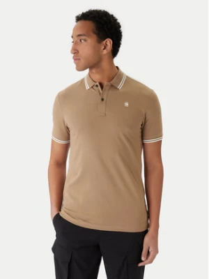 G-Star Raw Polo Dunda D17127-5864 Brązowy Slim Fit