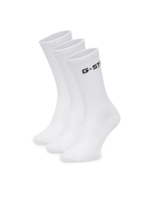 G-Star Raw Skarpety AS_G_STAR_001W_SS25 (3-PACK) Biały