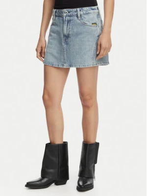 G-Star Raw Spódnica jeansowa Cinch D28409-E352 Niebieski Regular Fit