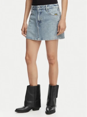 G-Star Raw Spódnica jeansowa Cinch D28409-E352 Niebieski Regular Fit