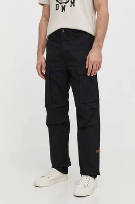 G-Star Raw spodnie bawełniane kolor czarny proste