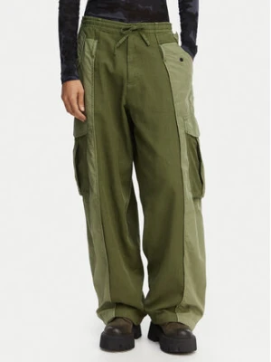 G-Star Raw Spodnie cargo D29010-E519 Zielony ciemny Straight Fit