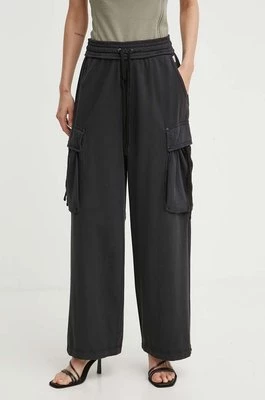 G-Star Raw spodnie dresowe bawełniane kolor czarny gładkie D24568-B661