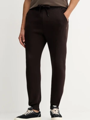 G-Star Raw spodnie dresowe kolor brązowy gładkie D15653-C235