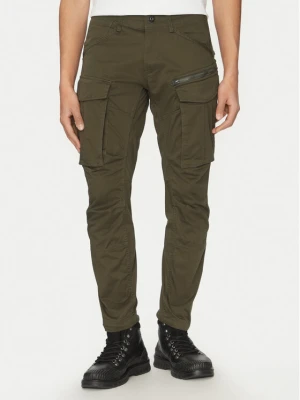 G-Star Raw Spodnie materiałowe Rovic D02190-5126-6059 Zielony Tapered Fit