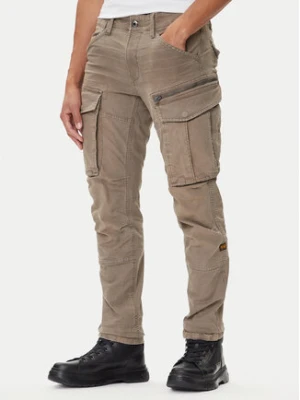 G-Star Raw Spodnie materiałowe Rovic Zip 3D D02190-E172 Beżowy Tapered Fit