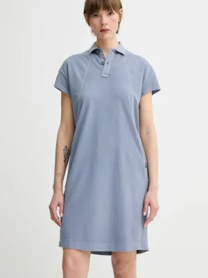 G-Star Raw sukienka kolor niebieski mini prosta D25910-D756