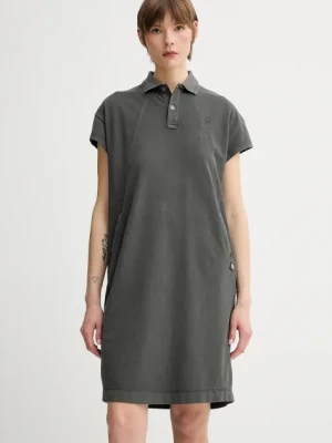 G-Star Raw sukienka kolor zielony mini prosta D25910-D756