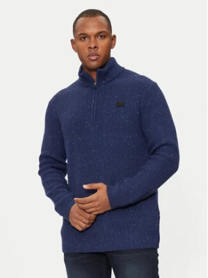 G-Star Raw Sweter D25123-D754 Granatowy Regular Fit