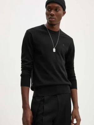 G-Star sweter wełniany męski kolor czarny lekki D25174-D847