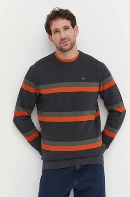 G-Star Raw sweter z domieszką wełny męski kolor szary