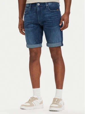 G-Star Raw Szorty jeansowe 3301 D10481-C051 Niebieski Slim Fit