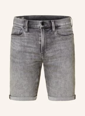 G-Star Raw Szorty Jeansowe 3301 Slim Shorts grau