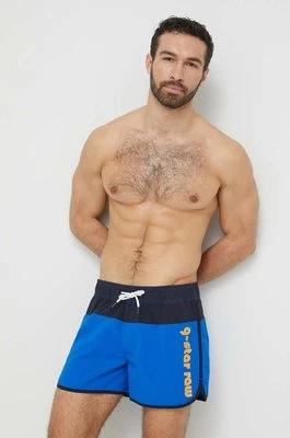 G-Star Raw szorty kąpielowe męskie kolor niebieski wzorzyste