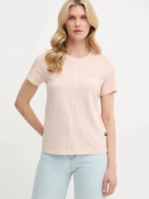 G-Star Raw t-shirt bawełniany damski kolor beżowy D24499-B059