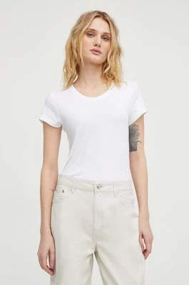 G-Star Raw t-shirt bawełniany damski kolor biały