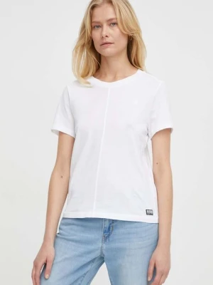 G-Star Raw t-shirt bawełniany damski kolor biały