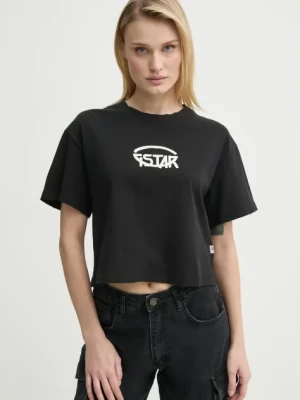 G-Star Raw t-shirt bawełniany damski kolor czarny D26239-C336