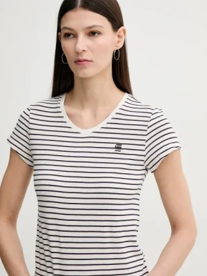 G-Star t-shirt bawełniany damski kolor granatowy