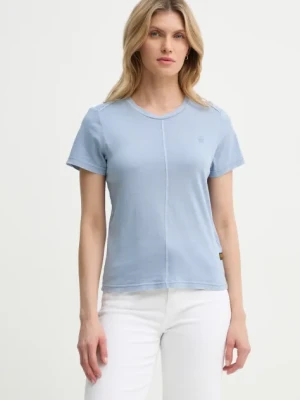 G-Star Raw t-shirt bawełniany damski kolor niebieski D24499-B059