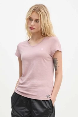 G-Star Raw t-shirt bawełniany damski kolor różowy