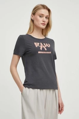 G-Star Raw t-shirt bawełniany damski kolor szary