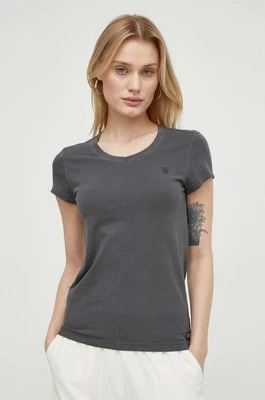 G-Star Raw t-shirt bawełniany kolor szary