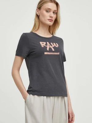 G-Star Raw t-shirt bawełniany damski kolor szary