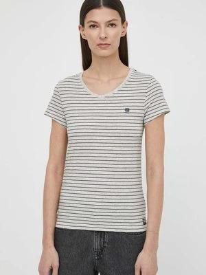 G-Star Raw t-shirt bawełniany damski kolor szary