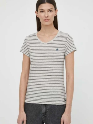 G-Star t-shirt bawełniany damski kolor szary