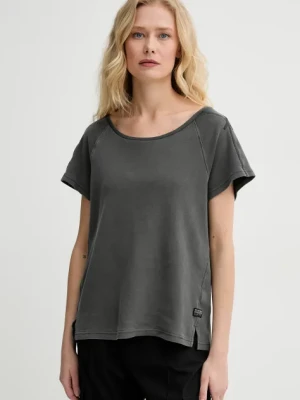 G-Star t-shirt bawełniany damski kolor szary D26155-D376