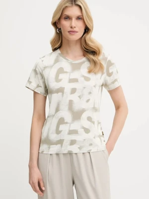 G-Star Raw t-shirt bawełniany damski kolor zielony D26066-C565