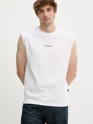G-Star t-shirt bawełniany kolor biały D26028-C336