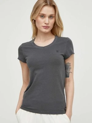 G-Star Raw t-shirt bawełniany kolor szary