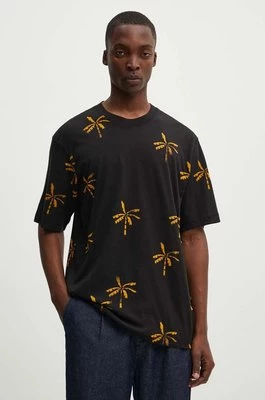 G-Star Raw t-shirt bawełniany męski kolor czarny wzorzysty D24692-C334