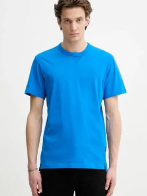 G-Star t-shirt bawełniany męski kolor niebieski gładki D24449-336