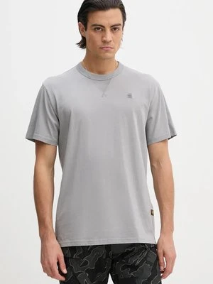 G-Star Raw t-shirt bawełniany męski kolor szary gładki D24449-336