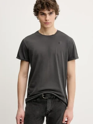 G-Star t-shirt bawełniany męski kolor szary gładki D25971-2653