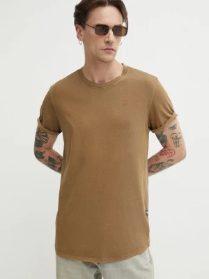 G-Star t-shirt bawełniany x Sofi Tukker męski kolor beżowy gładki