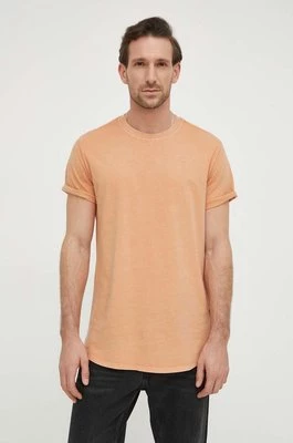 G-Star Raw t-shirt bawełniany x Sofi Tukker męski kolor pomarańczowy gładki