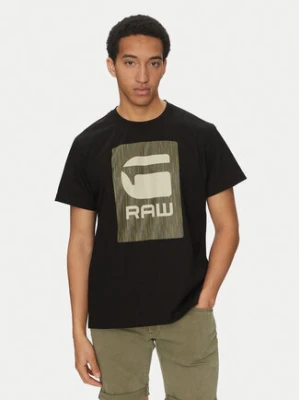 G-Star Raw T-Shirt Burger Box Rain D26478-C336 Czarny Regular Fit