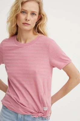 G-Star Raw t-shirt damski kolor różowy D24661-D602