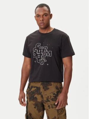 G-Star Raw T-Shirt HD Print D26824-D975 Czarny Regular Fit