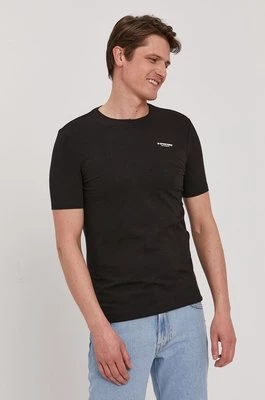G-Star Raw t-shirt męski kolor czarny gładki