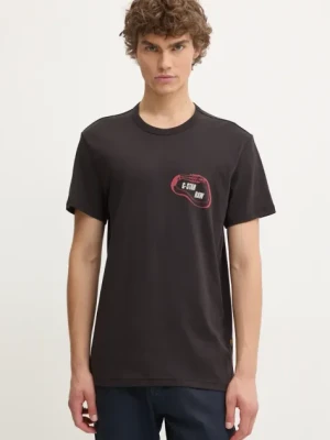 G-Star Raw t-shirt męski kolor czarny z nadrukiem D25085-C506