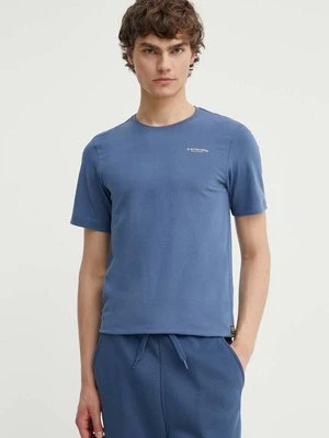 G-Star Raw t-shirt męski kolor granatowy gładki