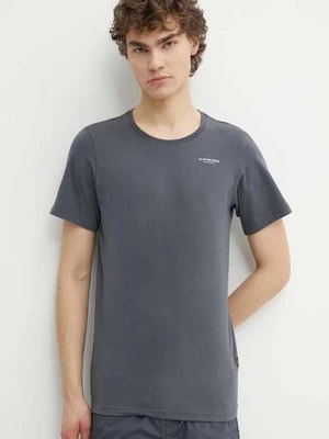 G-Star Raw t-shirt męski kolor szary gładki