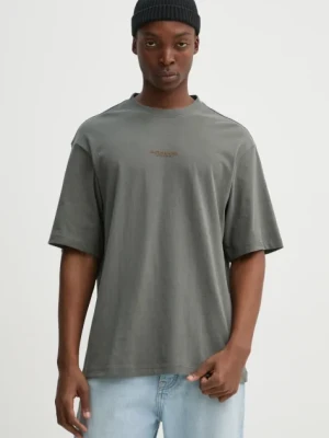 G-Star Raw t-shirt męski kolor szary z nadrukiem D25154-C336